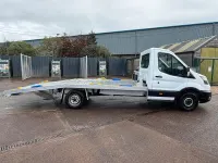 Used Ford Transit 130 HP (95 kW) 2021 White Cabriolet