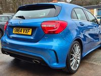 Used Mercedes A200 AMG 156 HP (114 kW) 2014 Blue Hatchback