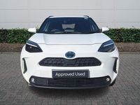 Used Toyota Yaris Hybrid Design 2023 White Hatchback