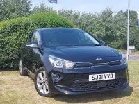 Used Kia Rio 99 HP (72 kW) 2021 Black Hatchback