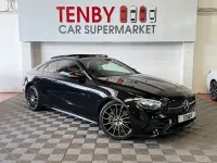 Used Mercedes E300 AMG line 258 HP (189 kW) 2022 Black Coupe