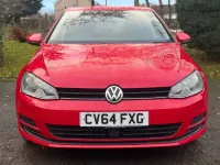 Used VW Golf VII SE 122 HP (89 kW) 2014 Red Hatchback