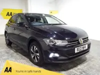 Used VW Polo Match 95 HP (69 kW) 2021 Black Hatchback