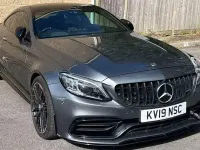 Used Mercedes C63S AMG Premium Plus 510 HP (375 kW) 2019 Grey Coupe