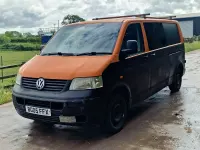 Used VW Transporter 102 HP (75 kW) 2005 Orange Van