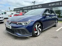 Used VW Golf VII GTI 2021 Blue Hatchback