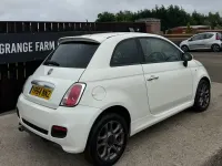 Used Fiat 500 S 69 HP (50 kW) 2014 White Hatchback