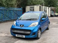 Used Peugeot 107 68 HP (50 kW) 2011 Blue Hatchback