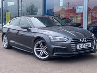 Used Audi A5 Sportback S-Line 150 HP (110 kW) 2019 Grey Hatchback