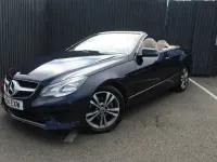 Used Mercedes E220 SE 2014 Blue Cabriolet