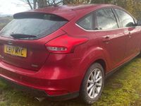 Used Ford Focus Titanium 150 HP (110 kW) 2017 Red Hatchback