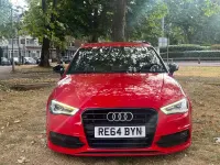 Used Audi A3 S-Line 184 HP (135 kW) 2014 Red Hatchback