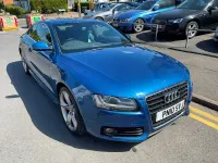 Begagnad Audi A5 S-Line 2010 Blå Sportkupé