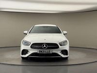 Used Mercedes E220 AMG line 2021 Polar white Coupe