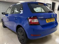 Used Skoda Fabia 75 HP (55 kW) 2019 Blue Hatchback