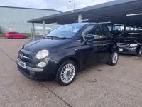 Used Fiat 500 Lounge 2008 Black Hatchback