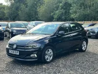Used VW Polo SE 93 HP (68 kW) 2018 Black Hatchback