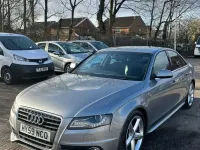 Used Audi A4 S-Line 170 HP (125 kW) 2009 Grey Sedan