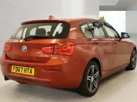 Used BMW 118 Sport Line 2017 Orange Hatchback