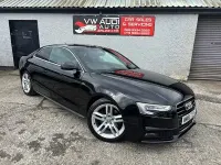 Used Audi A5 S-Line 190 HP (139 kW) 2016 Black Coupe