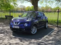 Used Nissan Juke N-Connecta 110 HP (80 kW) 2017 Blue SUV