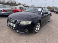 Begagnad Audi A5 Cabriolet S-Line 160 HK (117 kW) 2010 Blå Cab
