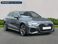 Used Audi A3 S-Line 108 HP (79 kW) 2023 Grey Sedan