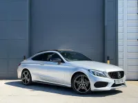 Used Mercedes C220 AMG Line Premium Plus 2017 Silver Coupe
