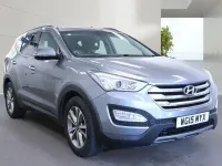 Used Hyundai Santa Fe Premium 2015 Silver SUV