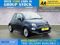 Used Fiat 500 Lounge 69 HP (50 kW) 2018 Blue Hatchback