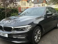 Begagnad BMW 520 Sport Line 190 HK (139 kW) 2018 Grå Sedan