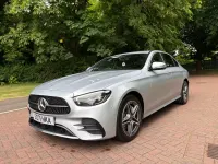 Used Mercedes E300 AMG line 2021 Silver Sedan
