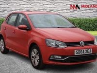 Used VW Polo SE 60 HP (44 kW) 2014 Red Hatchback
