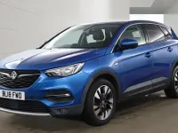 Used Vauxhall Grandland X Sport 120 HP (88 kW) 2018 Blue SUV