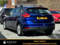 Used Ford Focus Titanium 125 HP (91 kW) 2017 Blue Hatchback