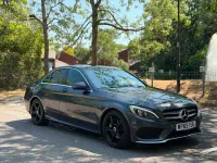 Used Mercedes C220 AMG line 2015 Grey Sedan