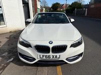 Used BMW 218 Sport Line 150 HP (110 kW) 2016 White Cabriolet
