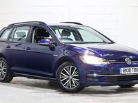 Begagnad VW Golf VII SE 131 HK (96 kW) 2018 Blå Kombi