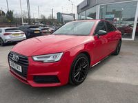 Used Audi A4 Black Edition 2018 Red Sedan
