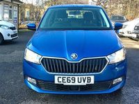 Used Skoda Fabia SE 95 HP (69 kW) 2019 Blue Hatchback