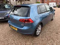 Used VW Golf VII GT 150 HP (110 kW) 2014 Blue with dark interior trim Hatchback