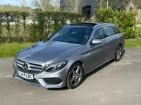 Used Mercedes C220 AMG Line Premium 2014 Silver Estate