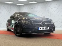 Used Mercedes E220 AMG line 194 HP (142 kW) 2019 Blue Coupe