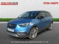 Used Vauxhall Crossland X 110 HP (80 kW) 2020 Blue SUV