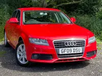 Used Audi A4 2009 Red Sedan