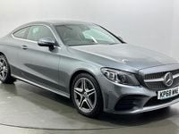 Used Mercedes C300 AMG line 258 HP (189 kW) 2018 Grey Coupe