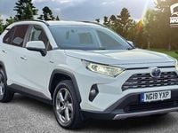Used Toyota RAV4 Hybrid 2019 White SUV