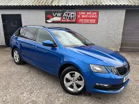 Used Skoda Octavia SE Technology 116 HP (85 kW) 2019 Blue Estate