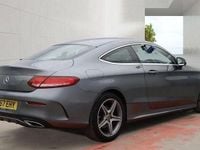 Used Mercedes C220 AMG line 170 HP (125 kW) 2017 Grey Coupe