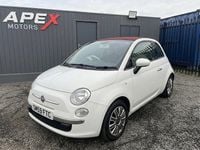 Used Fiat 500 Pop 2014 White Cabriolet